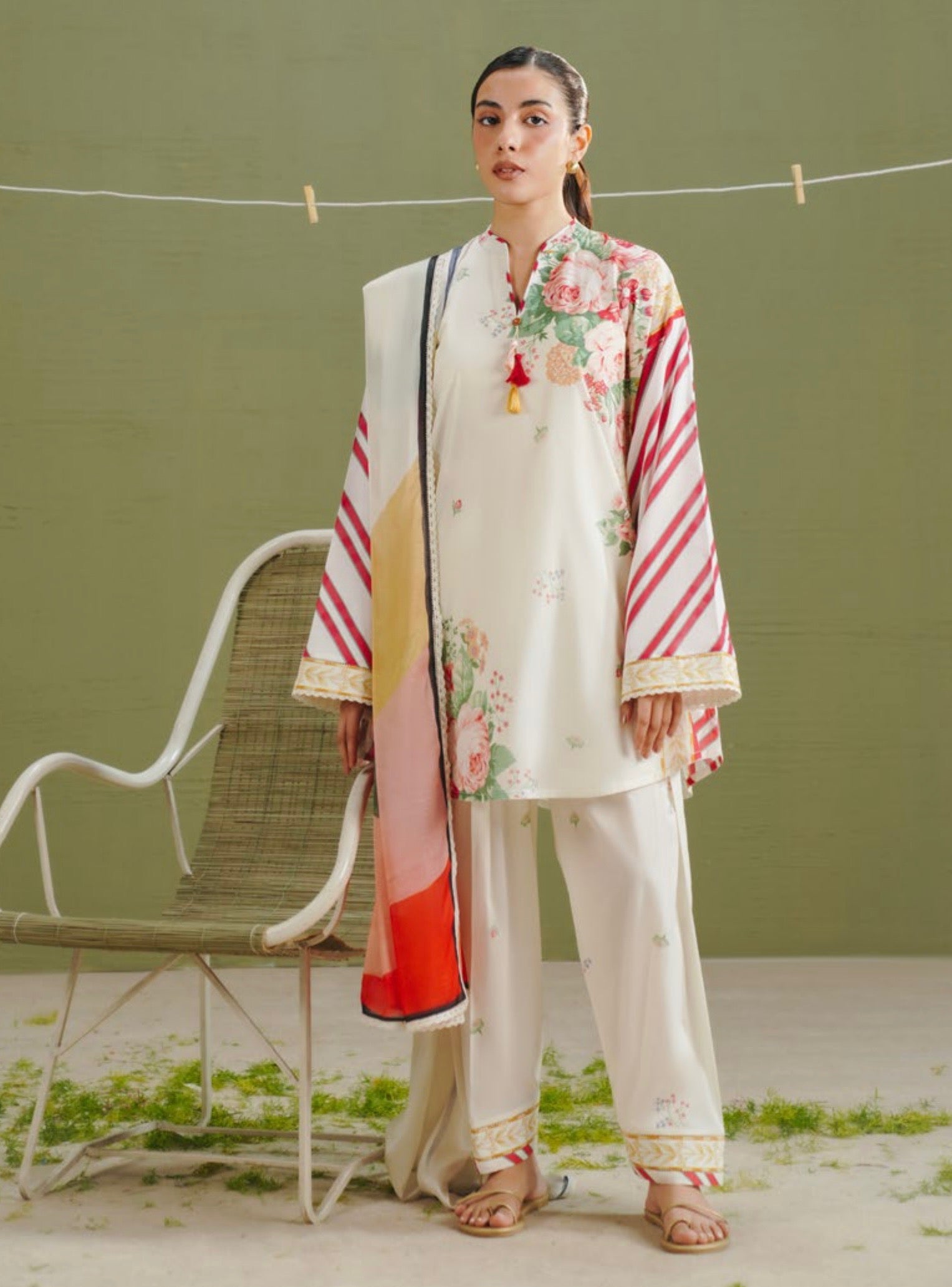 Coco Prints - Unstitched 3 Pcs | ZEYA-1A