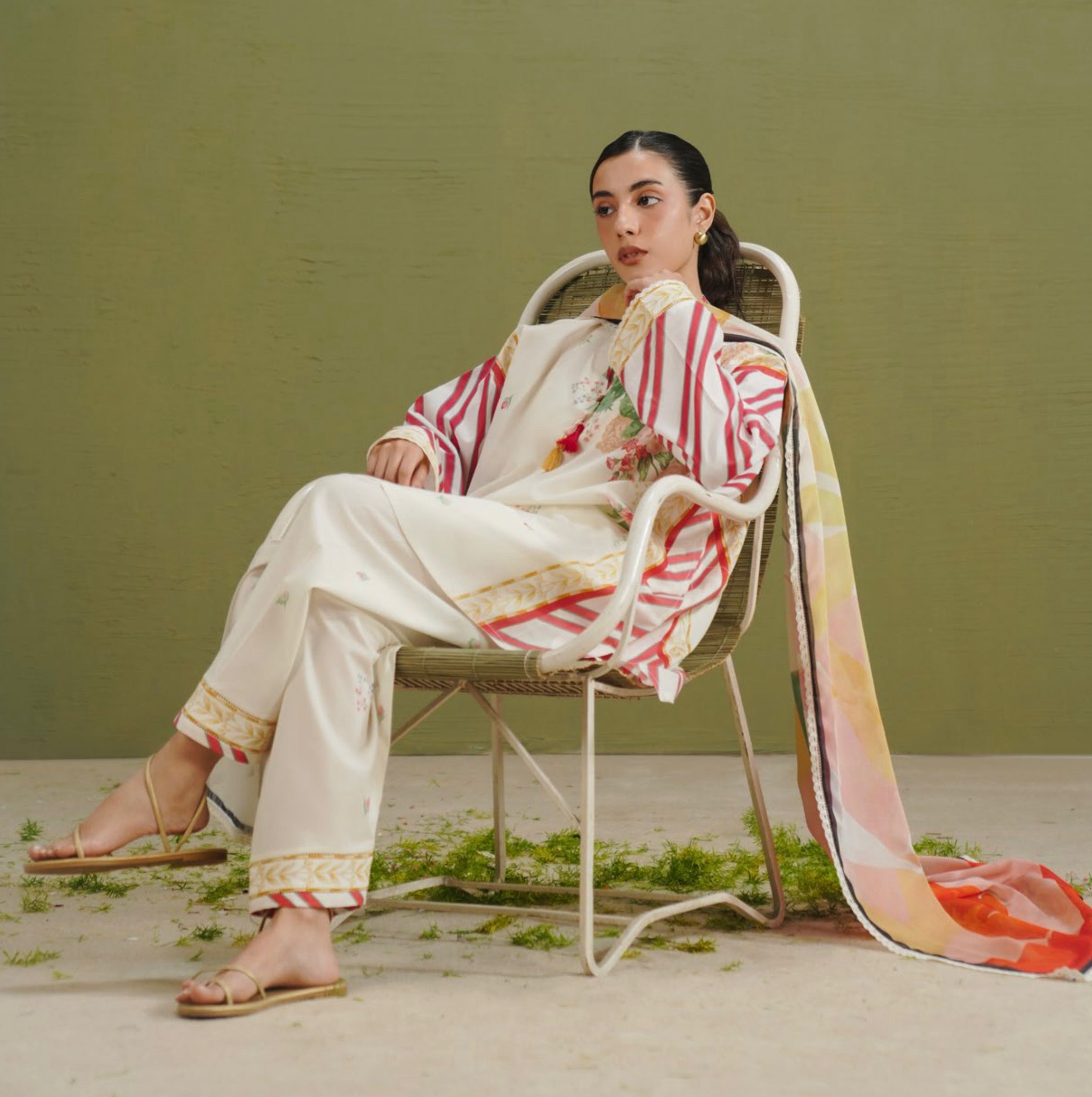 Coco Prints - Unstitched 3 Pcs | ZEYA-1A