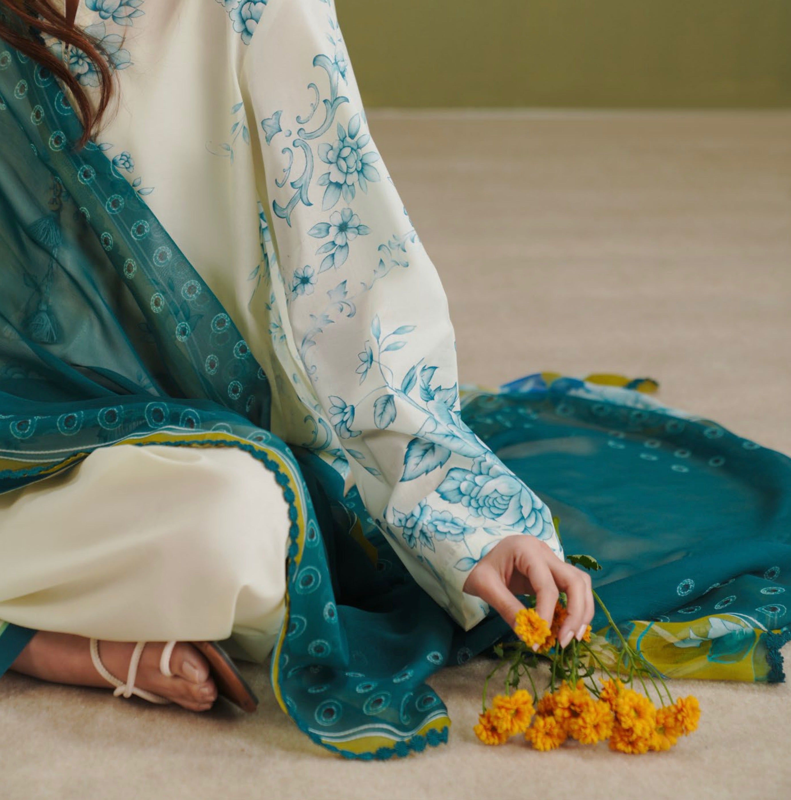 Coco Prints - Unstitched 3 Pcs | RIYA-2A