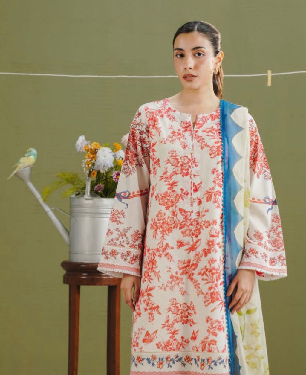 Coco Prints - Unstitched 3 Pcs | ELVO-4A