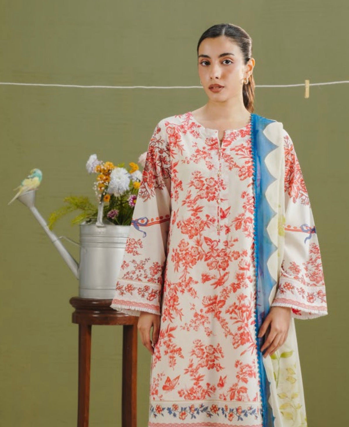 Coco Prints - Unstitched 3 Pcs | ELVO-4A