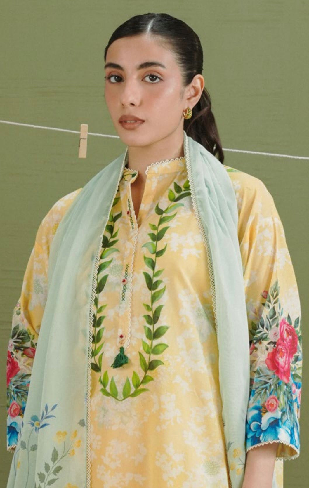 Coco Prints - Unstitched 3 Pcs | AYLA-8A