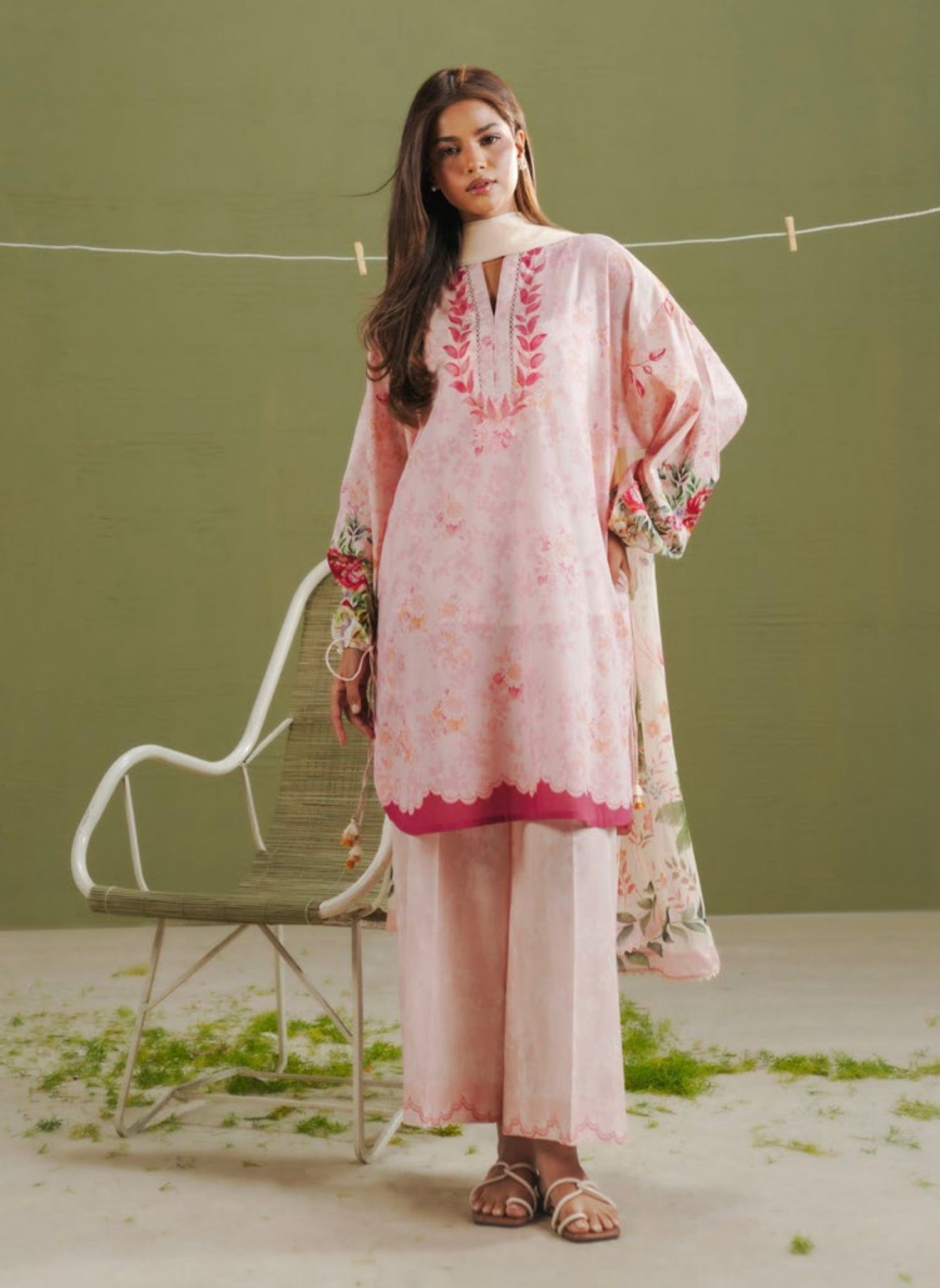 Coco Prints - Unstitched 3 Pcs | AYLA-8B