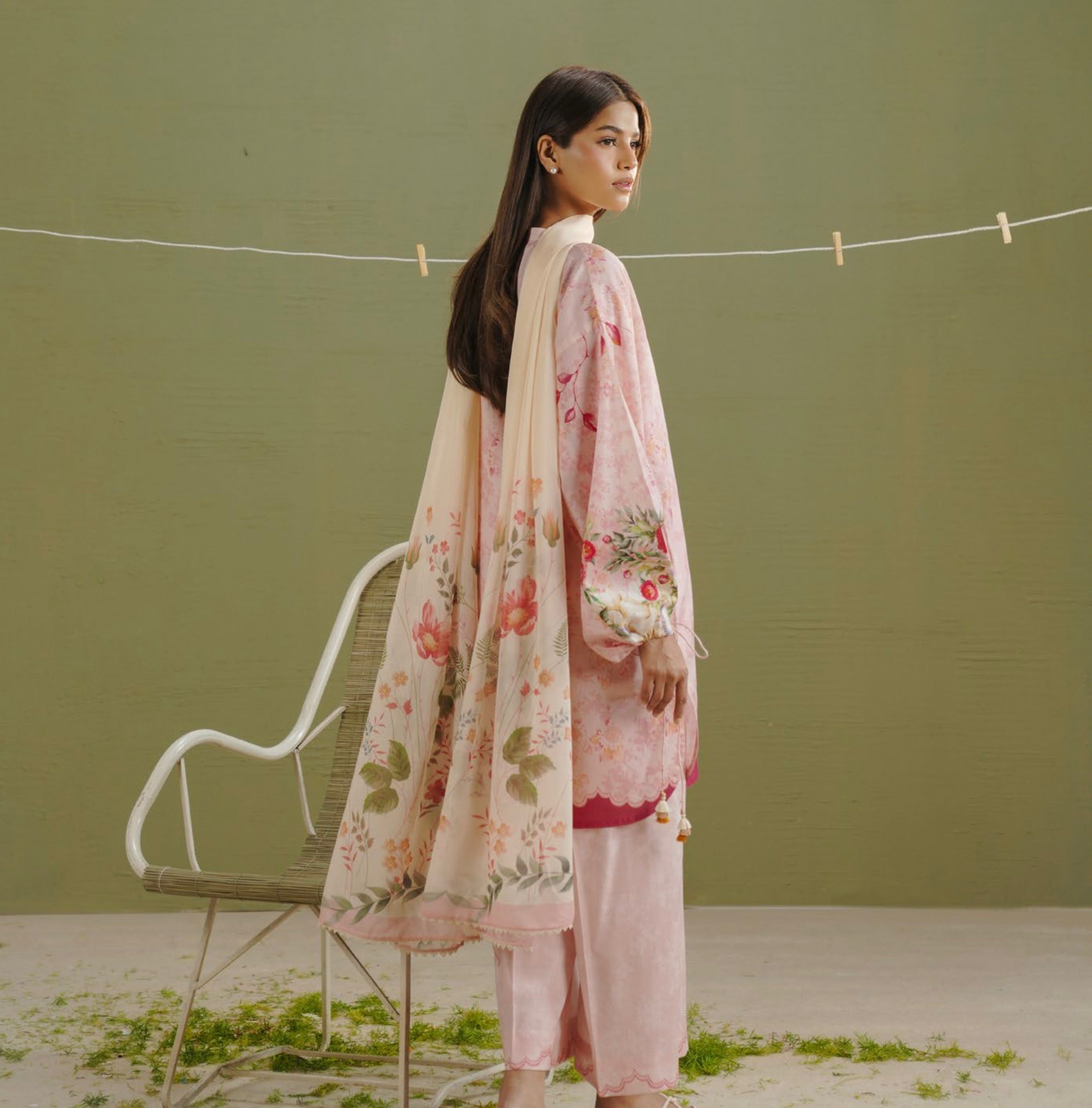 Coco Prints - Unstitched 3 Pcs | AYLA-8B