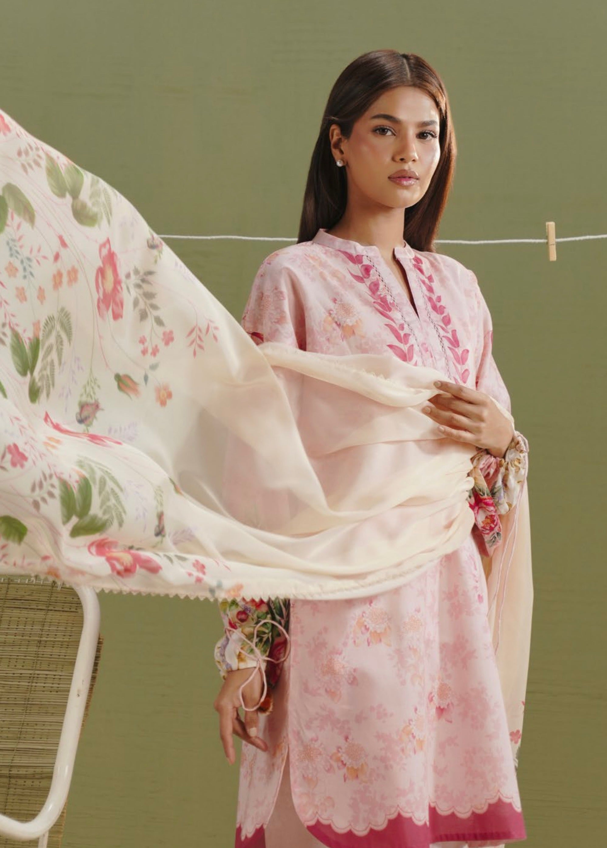 Coco Prints - Unstitched 3 Pcs | AYLA-8B