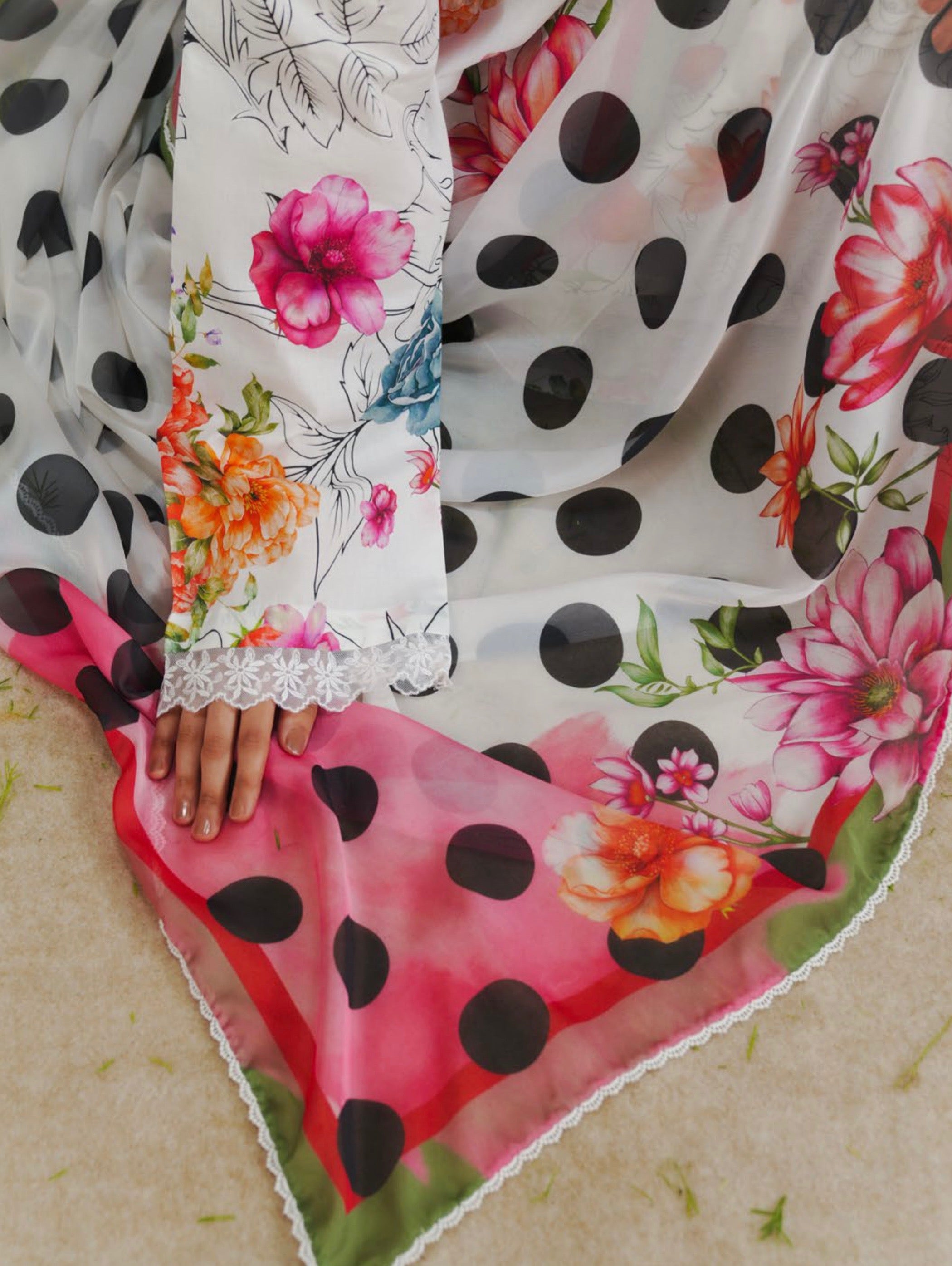 Coco Prints - Unstitched 3 Pcs | ELIX-9A