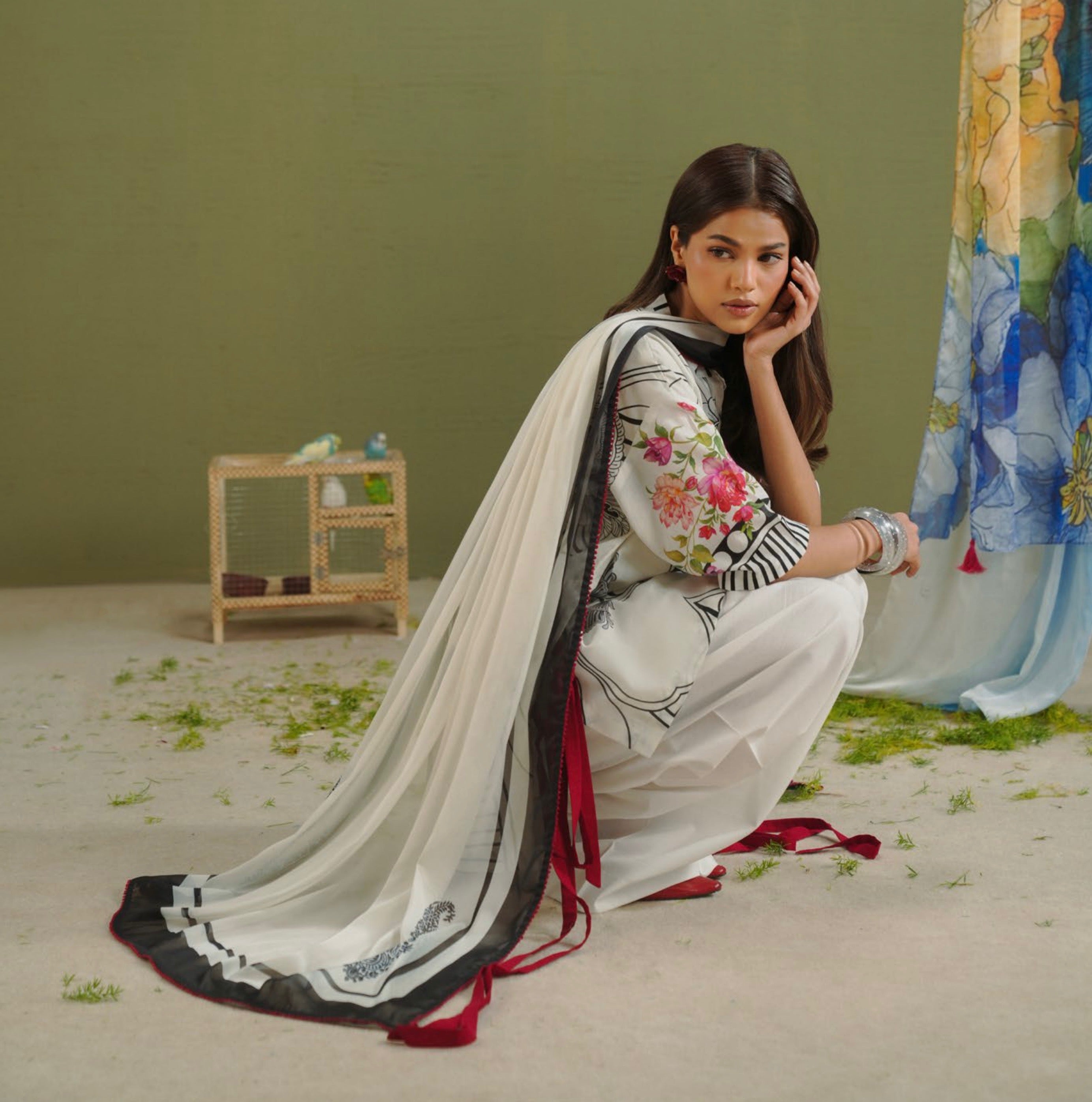 Coco Prints - Unstitched 3 Pcs | RAYA-10A