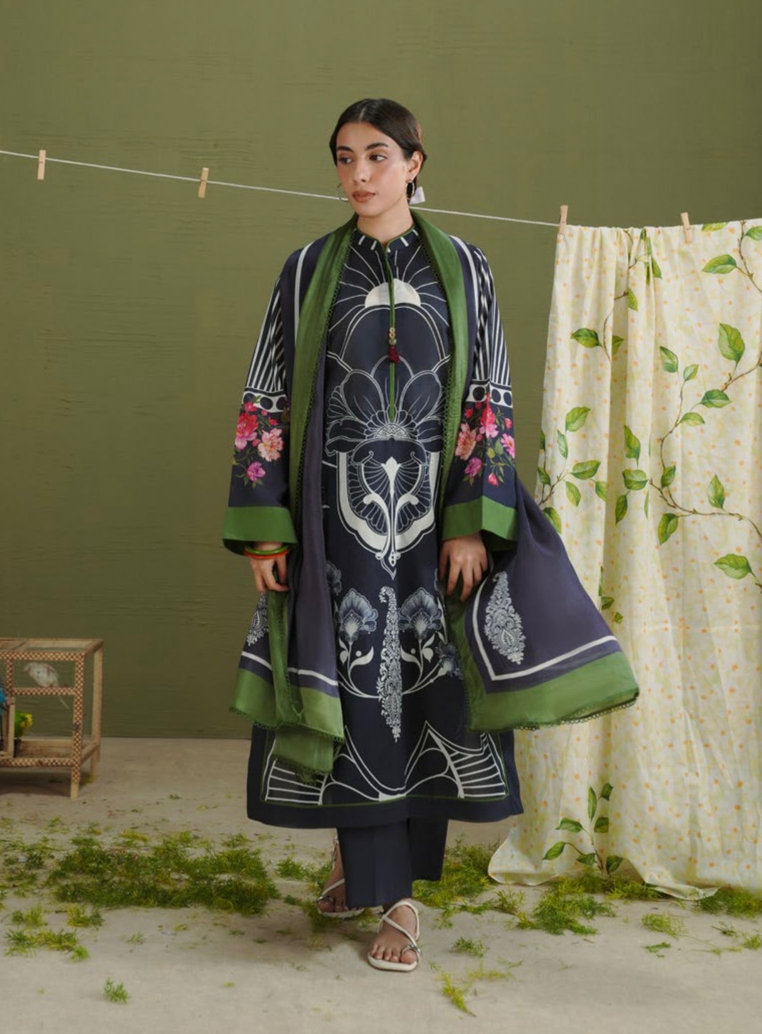 Coco Prints - Unstitched 3 Pcs | RAYA-10B