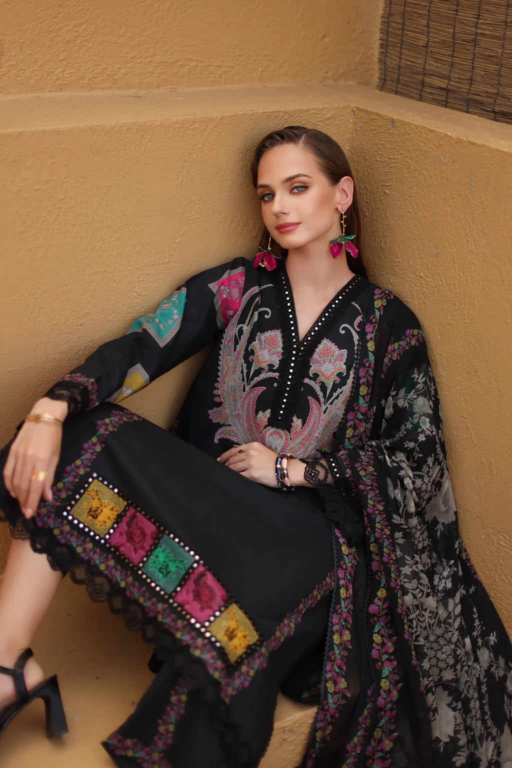 Charizma - Embroidered Unstitched 3 Pcs Lawn | AG6-10