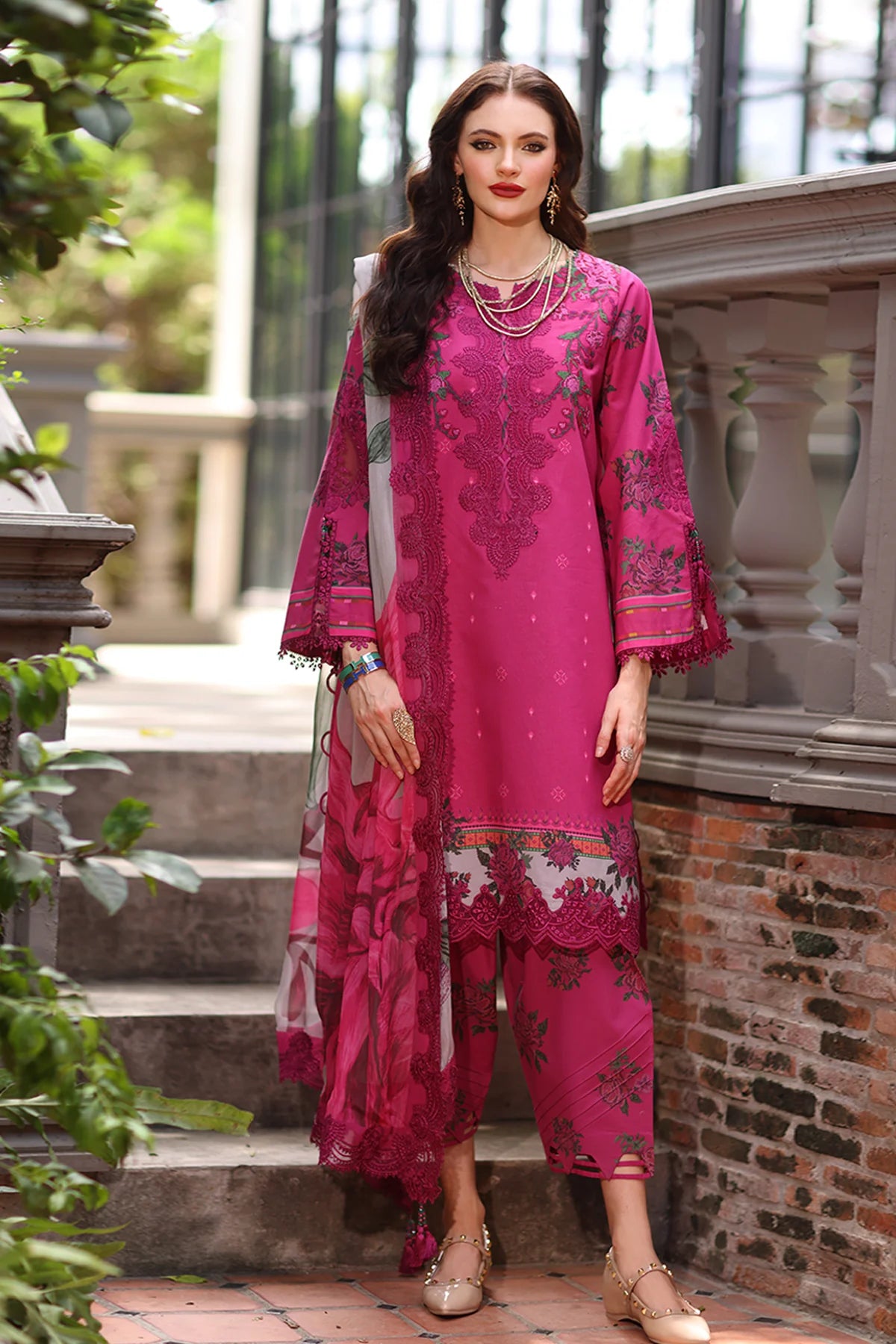 Charizma - Embroidered Unstitched 3 Pcs Lawn | AG6-05