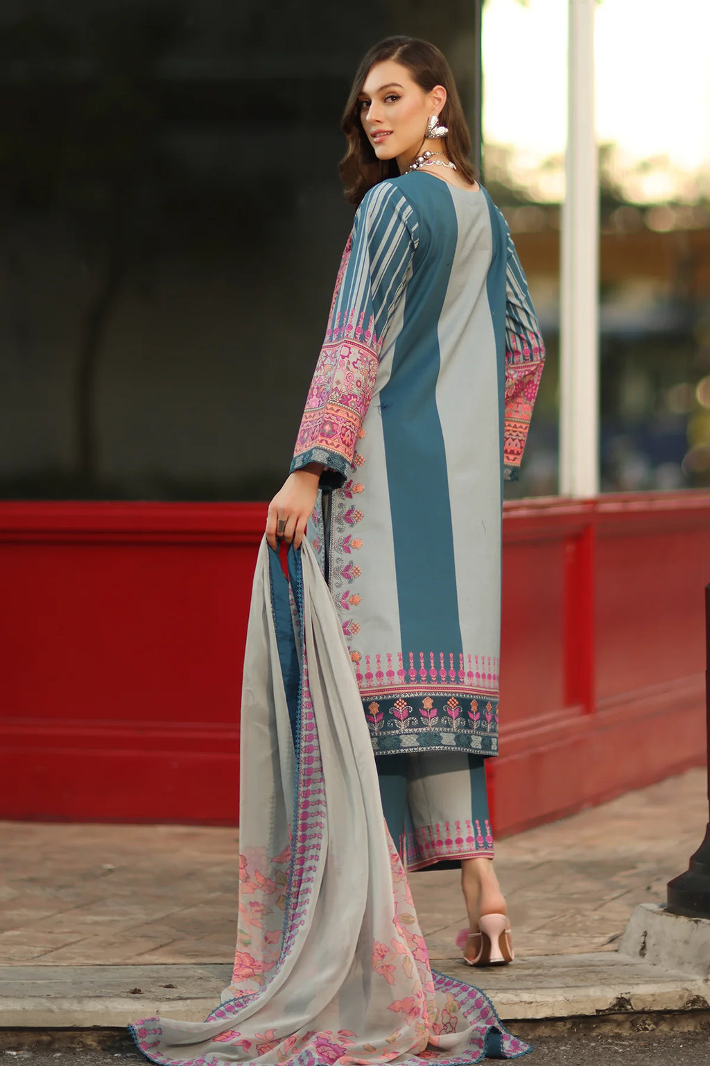 Charizma - Embroidered Unstitched 3 Pcs Lawn | AG6-09
