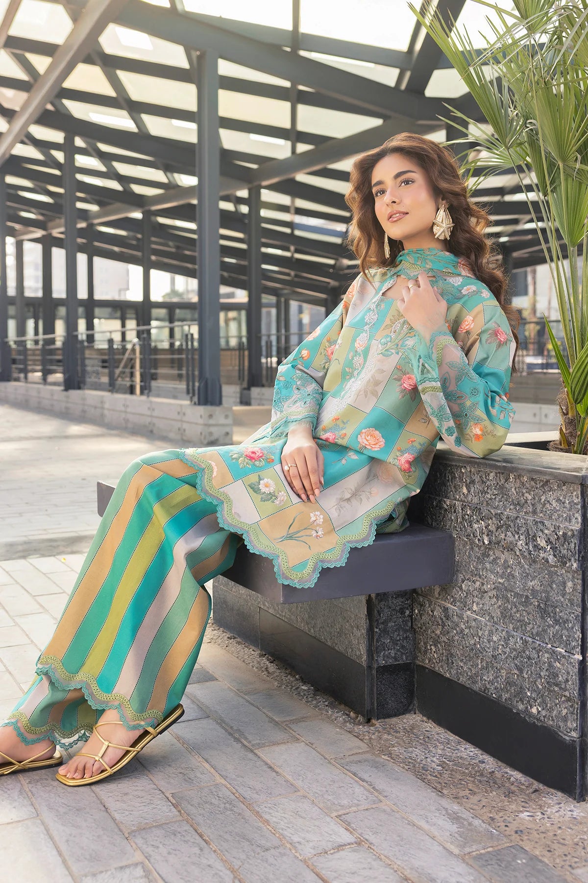 Charizma - Embroidered Unstitched 3 Pcs Lawn | AG6-08