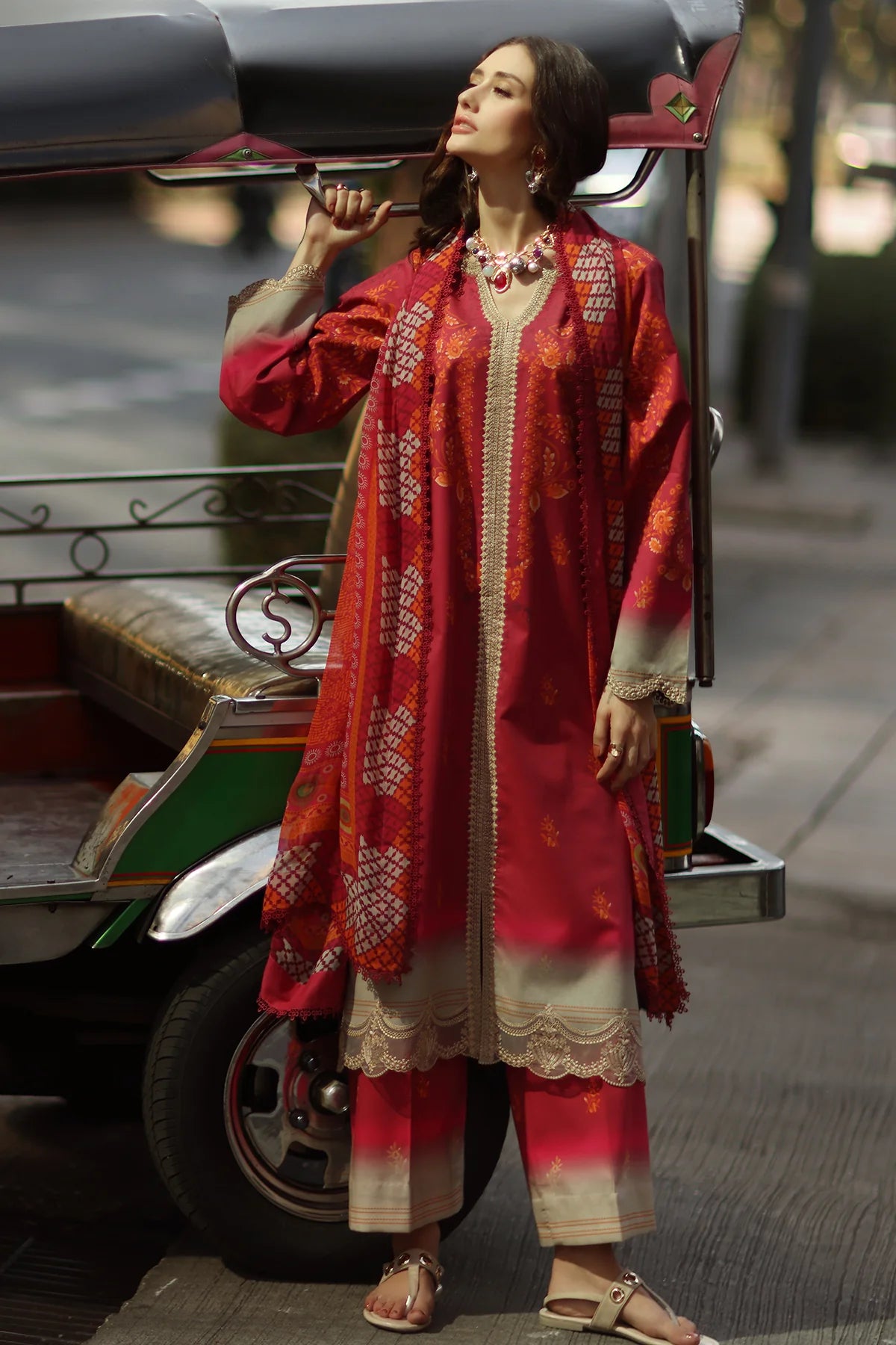 Charizma - Embroidered Unstitched 3 Pcs Lawn | AG6-02