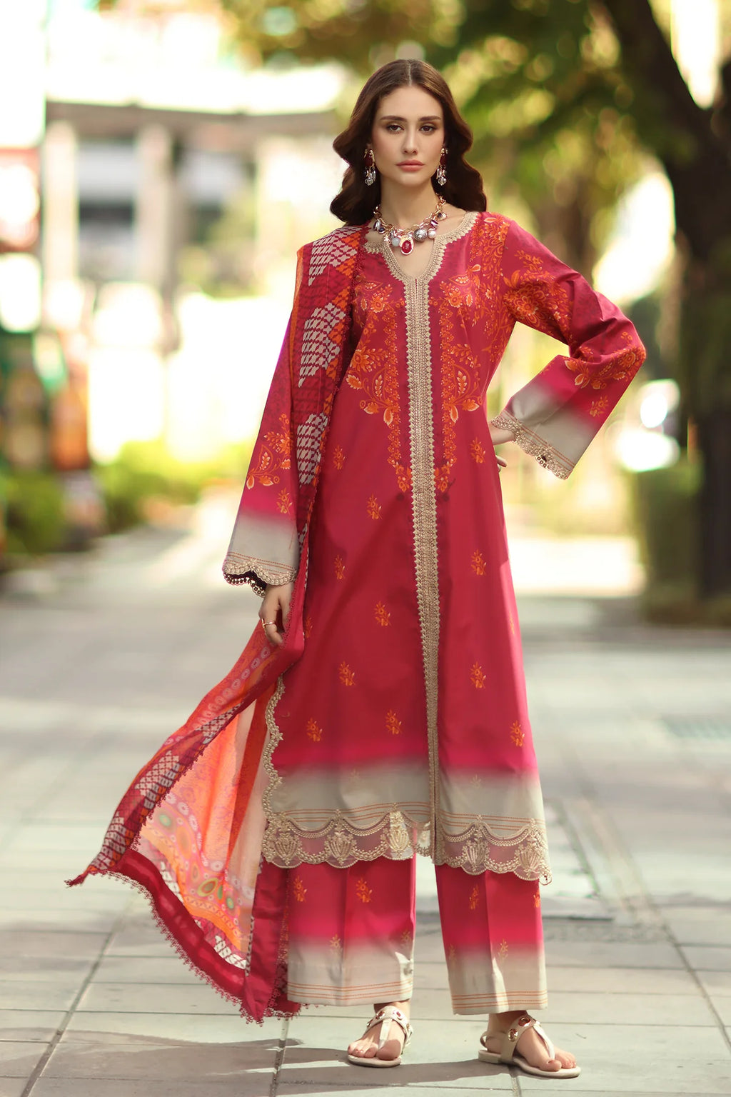 Charizma - Embroidered Unstitched 3 Pcs Lawn | AG6-02