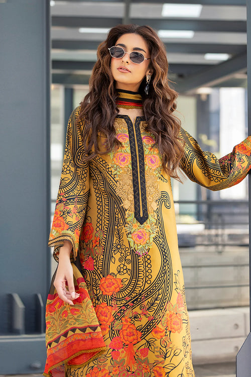 Charizma - Embroidered Unstitched 3 Pcs Lawn | AG6-01